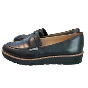 Womens Naturalizer Adiline Black Leather Loafers Size 10.5